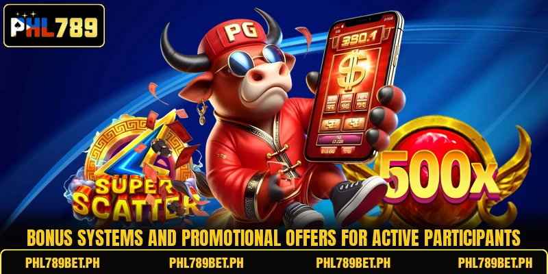Bonus systems and promotional offers for active participants