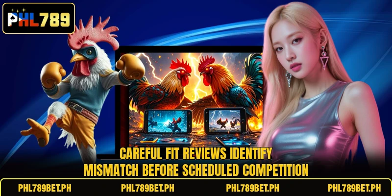 Careful fit reviews identify mismatch before scheduled competition Careful fit reviews identify mismatch before scheduled competition