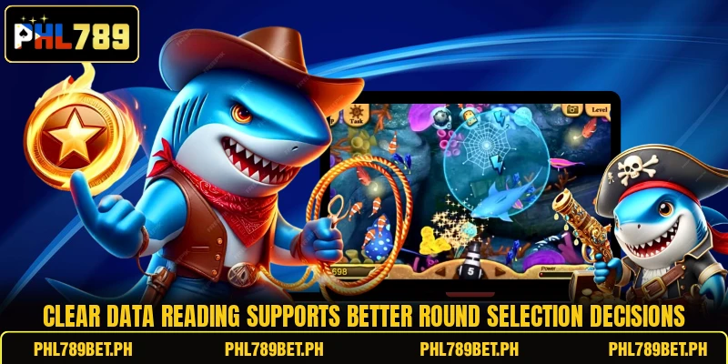 Clear data reading supports better round selection decisions Clear data reading supports better round selection decisions