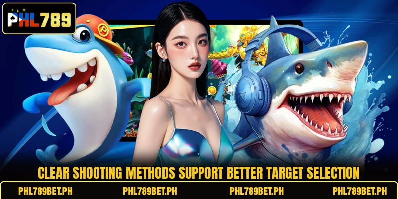 Clear shooting methods support better target selection Clear shooting methods support better target selection