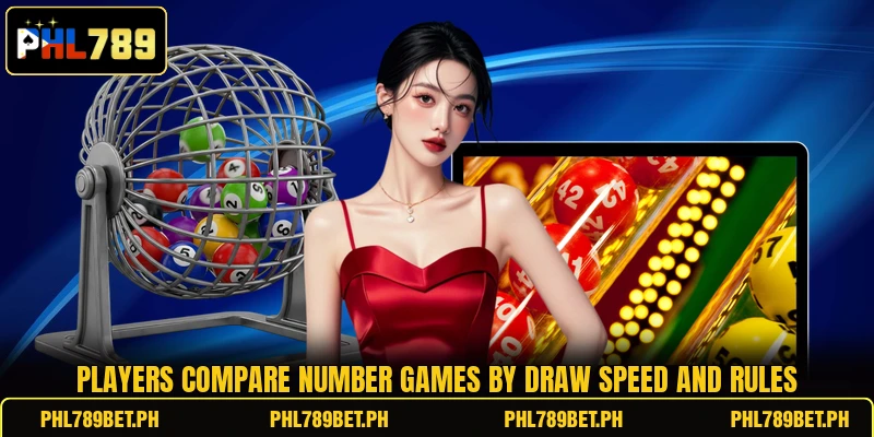 Players compare number games by draw speed and rules Players compare number games by draw speed and rules