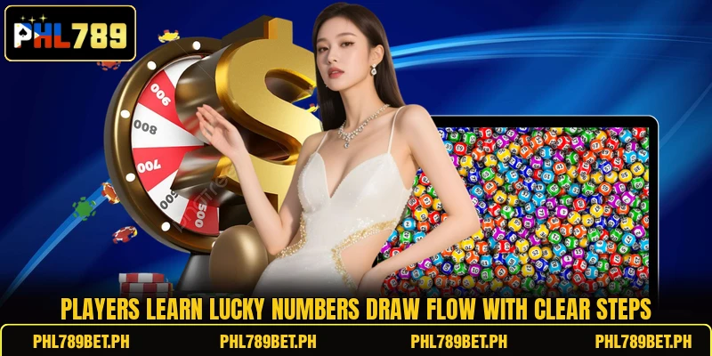 Players learn lucky numbers draw flow with clear steps Players learn lucky numbers draw flow with clear steps