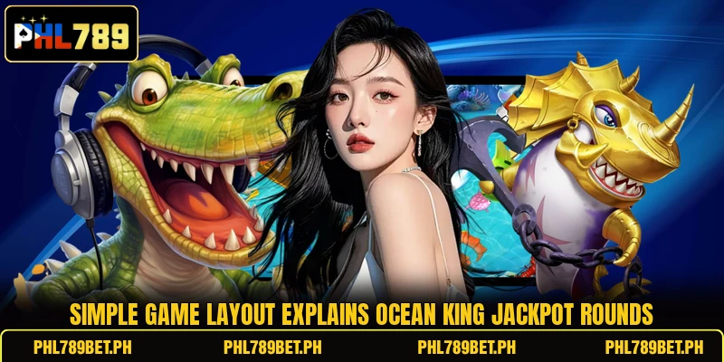 Simple game layout explains Ocean King Jackpot rounds Simple game layout explains Ocean King Jackpot rounds