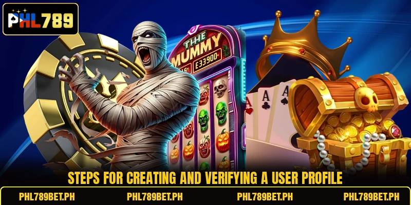 Steps for creating and verifying a user profile
